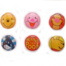 iPhone iPad iPod - Winnie the Poon Home Button Sticker - One Pack of 6